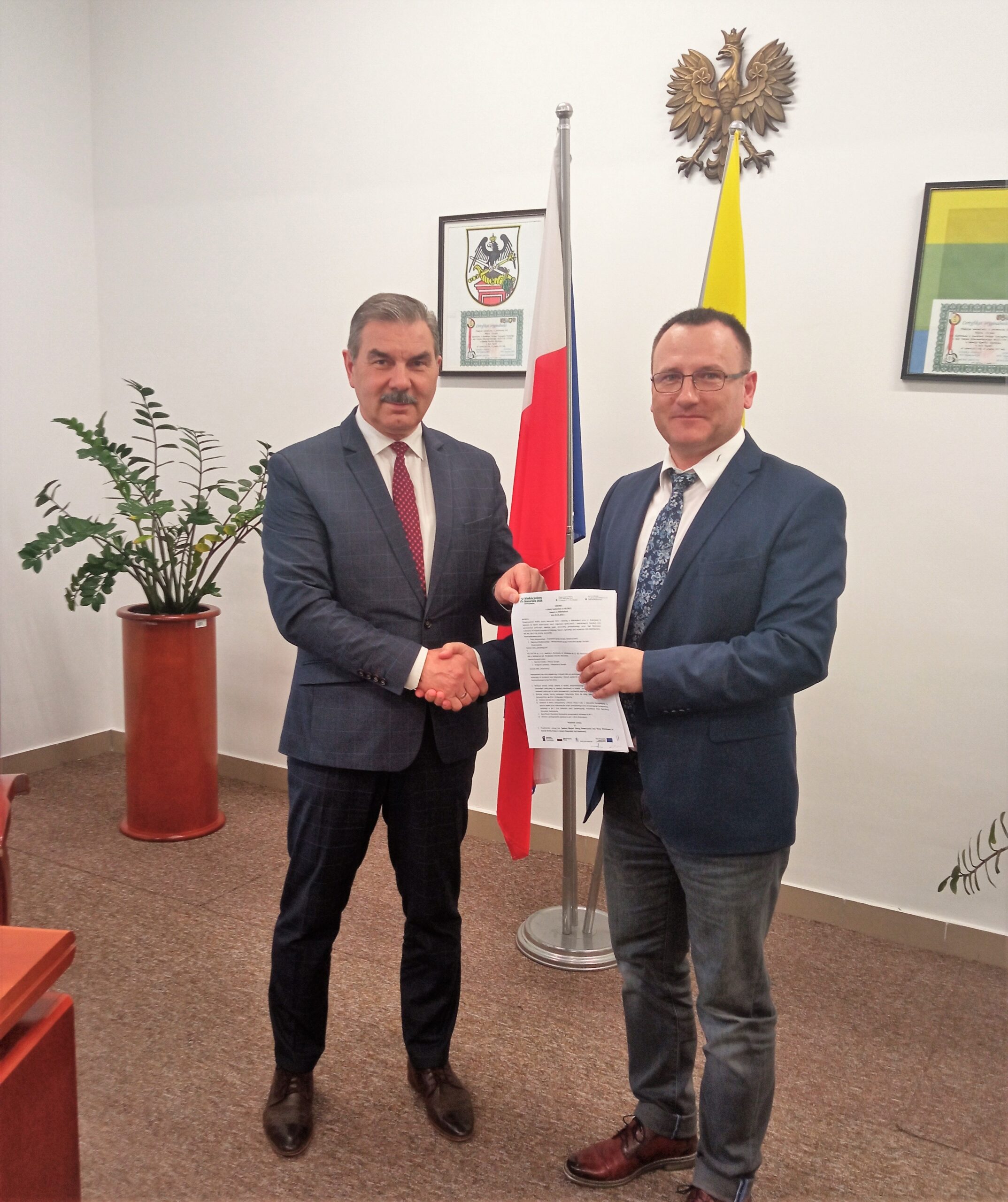Podpisano kolejną umowę w projekcie Mazurska Pętla Rowerowa.