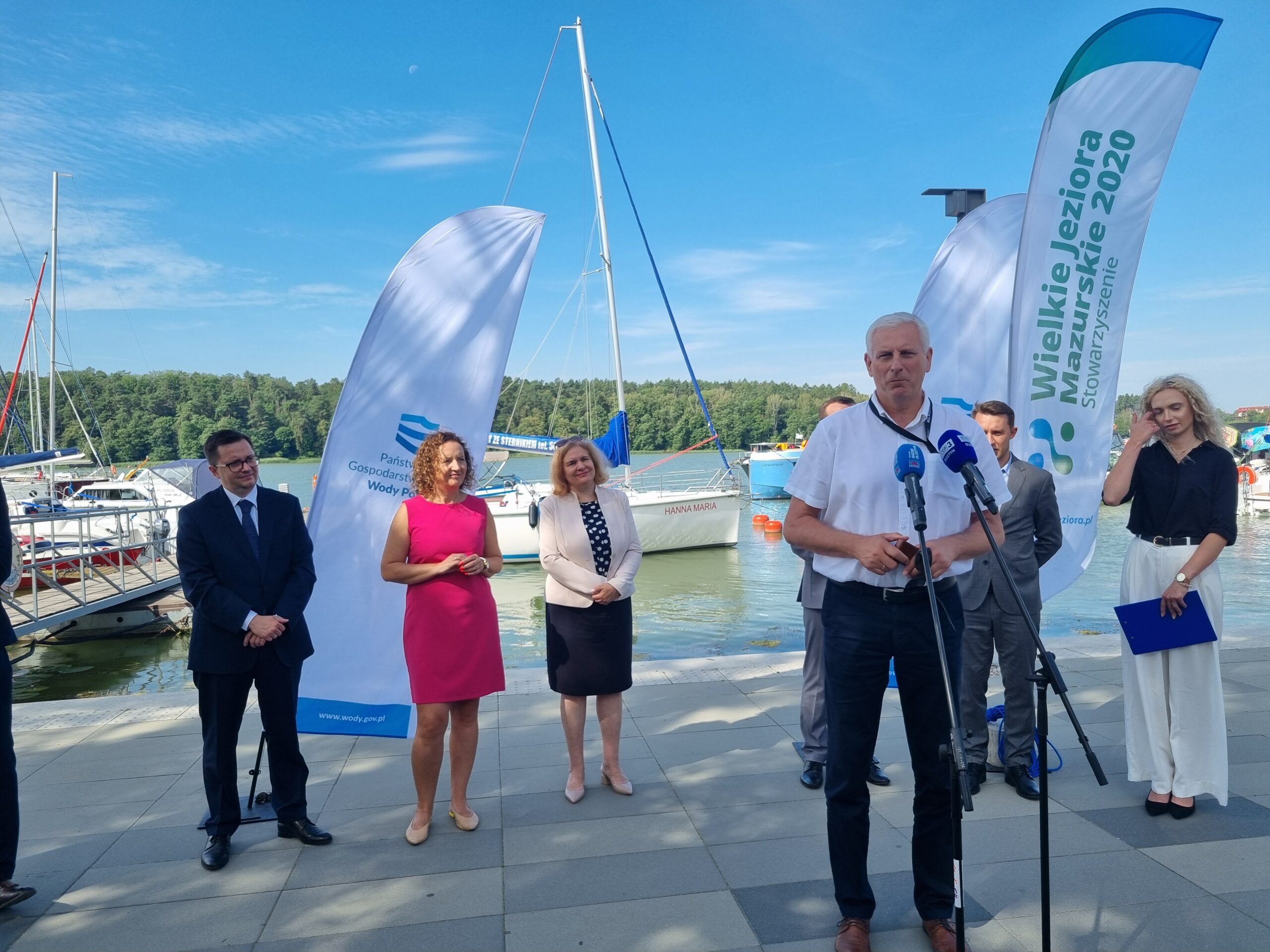 Kolejne inwestycje na mazurskich szlakach wodnych dzięki współpracy lokalnych samorządów i PGW Wody Polskie ze znaczącym wsparciem funduszy europejskich